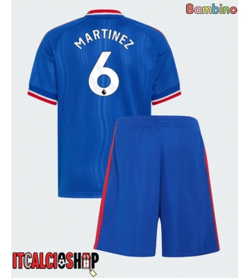 Manchester United Lisandro Martinez #6 Seconda Maglia Bambino 2026-27 Manica Corta (+ Pantaloni corti)